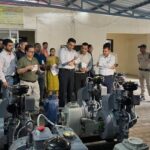 जिले में प्रथम बारः डीवाटरिंग पोर्टेबल पम्पस की खेप राजधानी के जलभराव क्षेत्रों में हुए तैनात